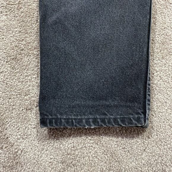 VTG 80s Wrangler Women’s Black Jeans 31x30 Made in USA High Rise Tapered Leg - Picture 7 of 13